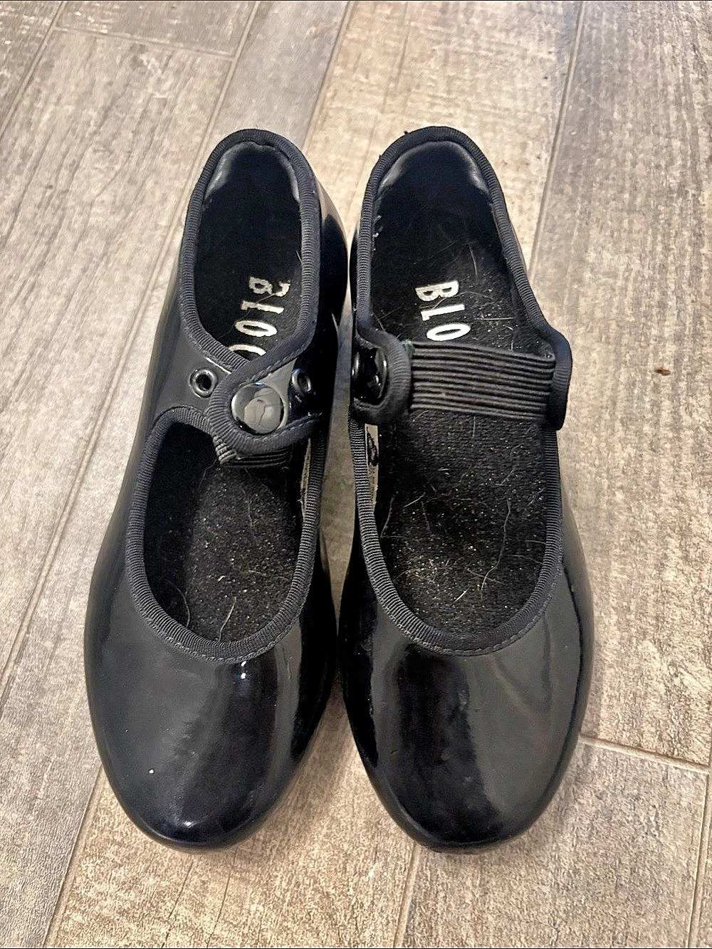 Bloch Tap-On Techno Tap Mary Jane Shoes, Black
